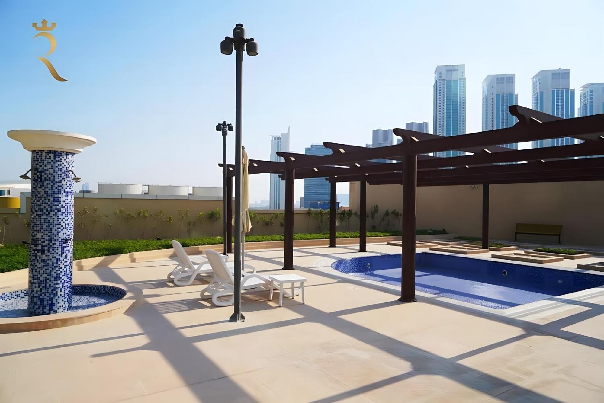 Studio Solace Your Julphars Hidden Gem In Al Reem Apartment Abu Dhabi Exterior photo